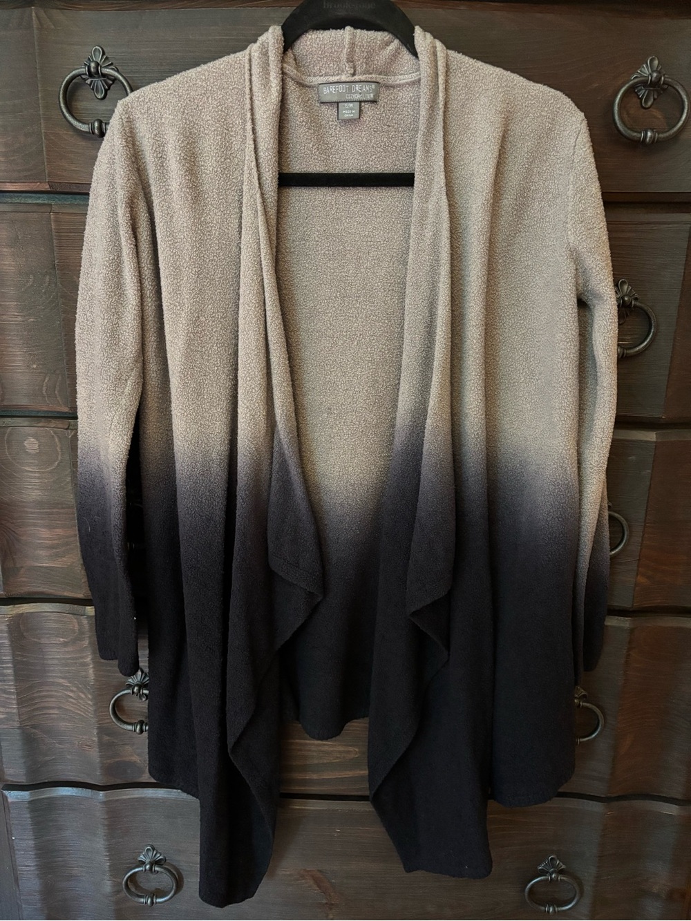 Barefoot Dreams CozyChic Lite Calypso Wrap Cardigan, Ombré, Size S/M